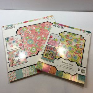 Colorbok Patterned Spring Morning Rhapsody 12"x12" 8.s5"x11" Craft Cardmaking Sc